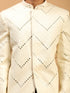 Men's Cream Mirror Jodhpuri